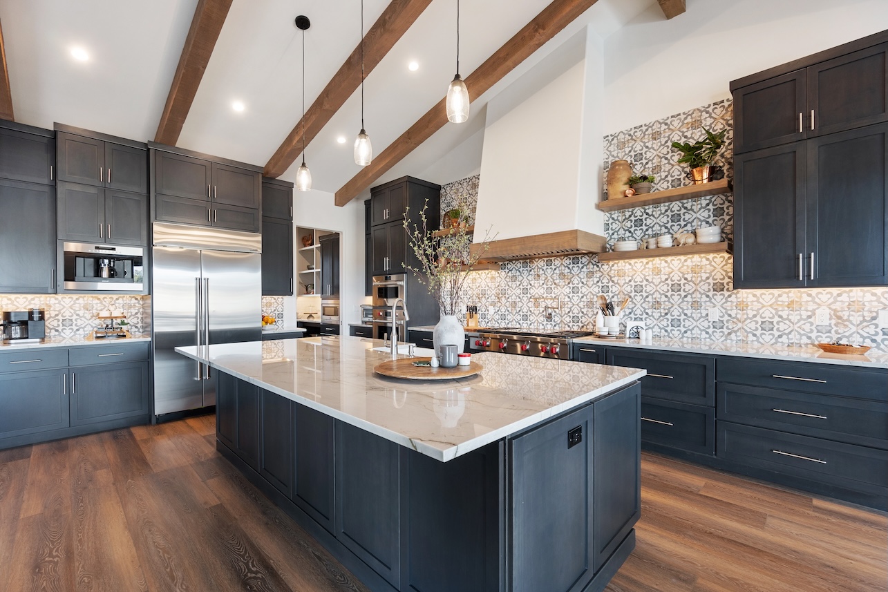 newly painted kitchen cabinets